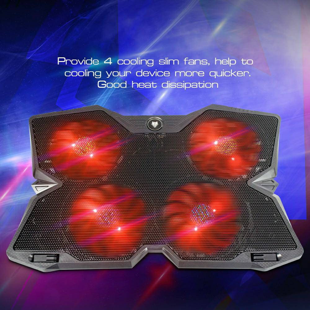 Fan notebook Cooling Pad ยี่ห้อ NUBWO รุ่น NF-234 ได้พัดลม4ใบในตัวเดียว ...