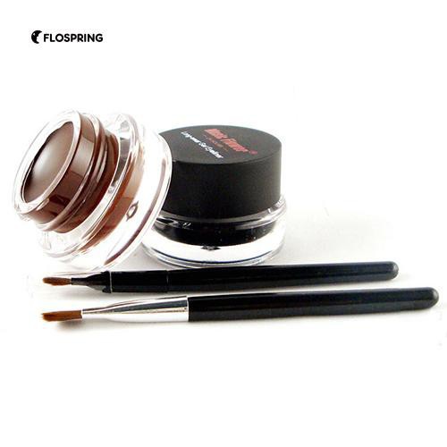 2-ชิ้น-เซ็ท-brown-eye-liner-gel-ครีมเครื่องสำอางค์แต่งหน้าเครื่องสำอางค์แปรง