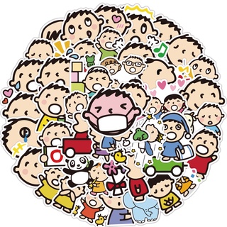 พร้อมส่ง Minna No Tabo Sanrio MinnaNoTabo Character สติ๊กเกอร์ 50Pcs/Set Waterproof DIY Fashion Decals Doodle sticker
