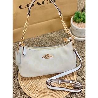 C O A C H TERI SHOULDER BAG IN SIGNATURE CANVAS  (CA548)