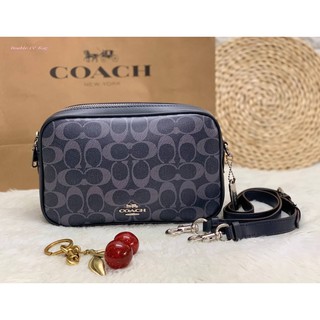 (แท้ 💯%‼) COACH JES CROSSBODY IN BLOCKED SIGNATURE