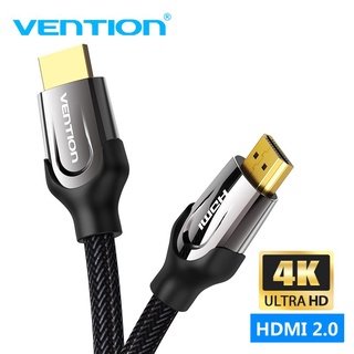 ราคาVention สาย HDMI ตัวผู้ 2.0 4k 3DHD TV LCD แล็ปท็อป โปรเจคเตอร์ คอมพิวเตอร์ VAA-B05/AAS