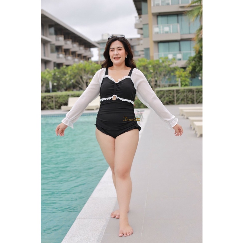 dz063-ชุดว่ายน้ำone-piece-swimsuit