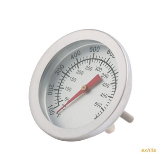 Exhila เครื่องวัดอุณหภูมิสแตนเลสสําหรับย่างบาร์บีคิว 50-500 C
