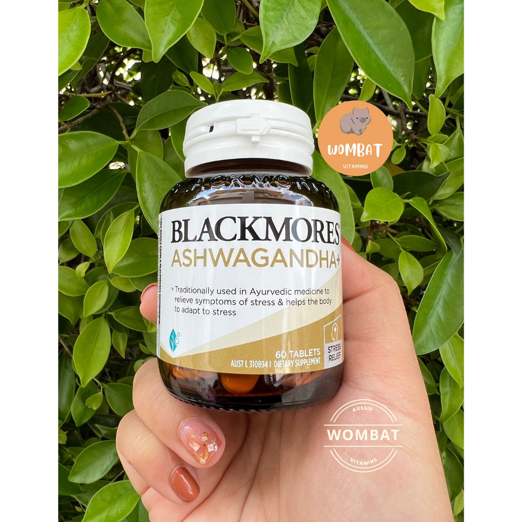 ภาพสินค้าพร้อมส่ง Blackmores Ashwagandha+ Stress Support Vitamin B บำรุงสมองและระบบประสาท ลดเครียด (60 Tablets) จากร้าน wombat.vitamin บน Shopee ภาพที่ 4