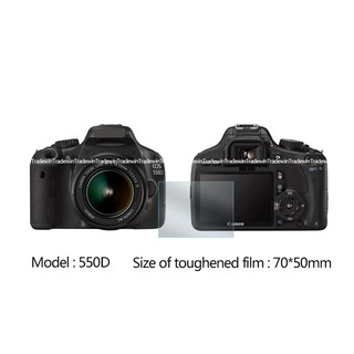 ภาพหน้าปกสินค้ากระจกนิรภัยป้องกันหน้าจอสำหรับ Canon EOS 500D 450D กล้องฟิล์มฟิล์มนิรภัยฟิล์มป้องกัน HD ที่เกี่ยวข้อง