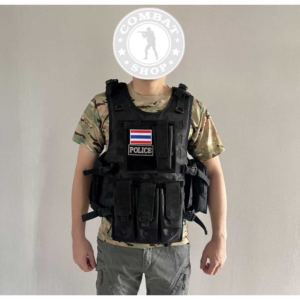 เสื้อเกราะ-police-army-ยี่ห้อ-camp-swat-เกราะอ่อน-เกราะก้ามปู-เกราะจิ๋ว