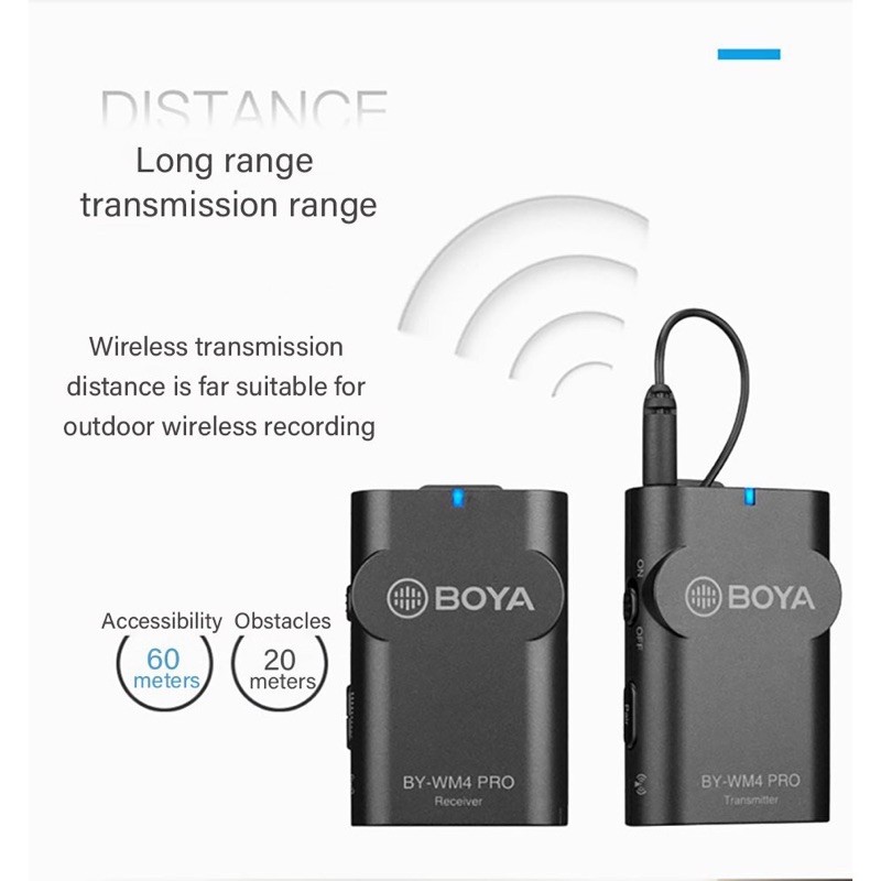 boya-by-wm4-proไมค์ไร้สาย-boya-wireless-microphone