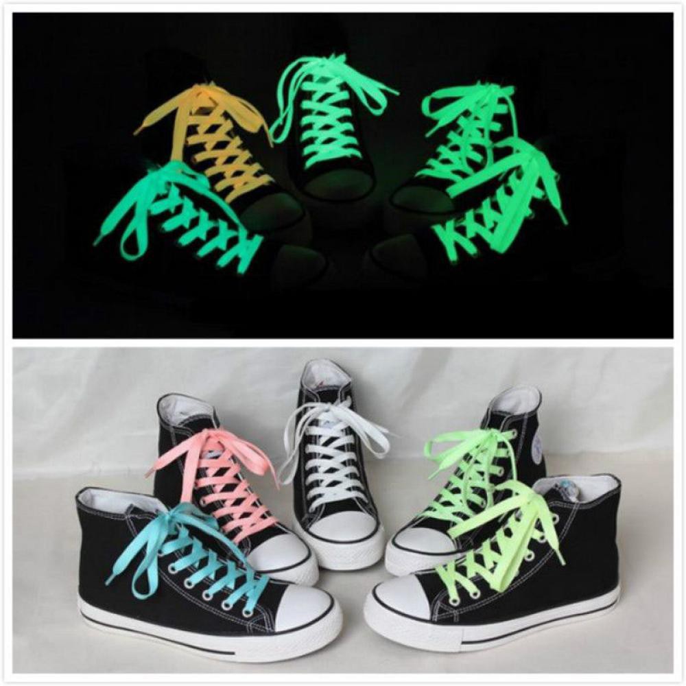 ภาพสินค้าเชือกผูกรองเท้าเรืองแสงในที่มืด unisex 32 นิ้ว 1 คู่ จากร้าน xizun.th บน Shopee ภาพที่ 3