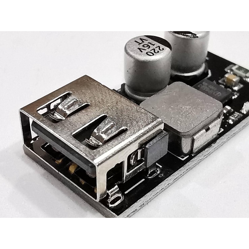 อุปกรณ์แปลงไฟ-8-32v-dc-ไฟรถยนต์12v-ให้ลดลงเหลือ-5v-dc-3a-usb-dc-dc-converter-car-charging-step-down-module-8v-32v-to