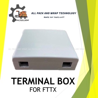 ถูกสุด‼‼️1 CORE FTTx Fiber Terminal box กล่องพักสายไฟเบอร์ออฟติก ขยาด 85mmx85mm