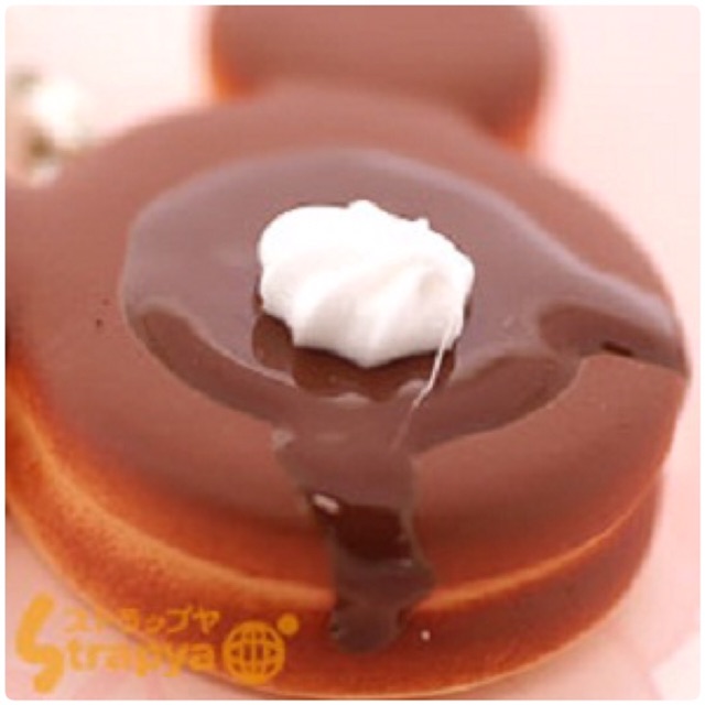 แท้-100-จากญี่ปุ่น-พวงกุญแจ-สายเชือก-มิกกี้-เมาส์-disney-mickey-mouse-x-sweets-pancake-cell-phone-charm