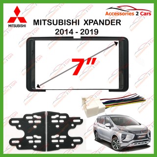 หน้ากากเครื่องเล่นMITSUBISHI XPANDER  2DIN ปี 2011-2013 รหัส NV-MI-047