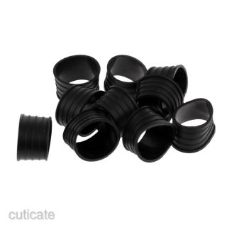 10x Badminton Racquet Grip Ring Sweat Absorbing Racket Handle Rubber Ring - Ensure More Stable Grip and Greatly Enhance