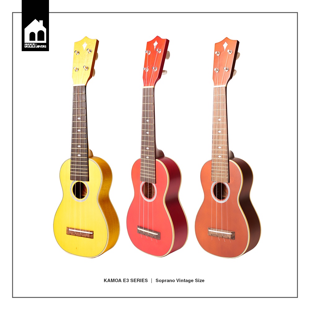 kamoa-ukulele-e3-soprano-vintage-อูคูเลเล่ไม้แท้ทั้งตัว-ยี่ห้อคามัว-ไซซ์โซพราโน่วินเทจ