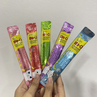 สินค้า Me-o creamy treats ขนมแมวเลีย หลากหลายรสชาติ ขนาด 15 กรัม