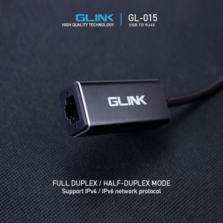 ภาพขนาดย่อของภาพหน้าปกสินค้าUSB 3.0 To Lan Adapter GLINK GL-015A(GigabitPort)10/100/1000M ประกันศูนย์ 1 ปี จากร้าน it_family บน Shopee ภาพที่ 2