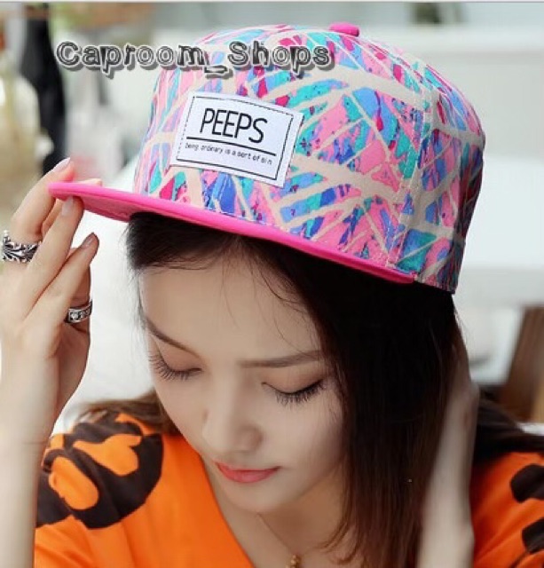 cap-peeps-หมวกเบสบอล-hat-มีหลายสี-ราคาถูก-พร้อมส่ง