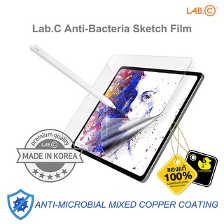 Lab.C - Anti-Bacteria Sketch Film ฟิล์มกระดาษสำหรับ iPad Pro 11/Pro 12.9/Air 5/Air 4 /10.5/10.2/9.7