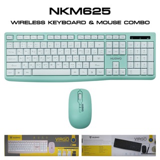 สินค้า NUBWO Keyboard+mouse combo set NKM-625 VIRGO Wireless Keyboard and Mouse Combo