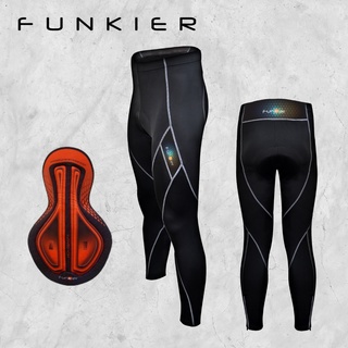 กางเกงจักรยานขายาวผู้ชาย Funkier S-3277 Honeycomb เป้าโปร