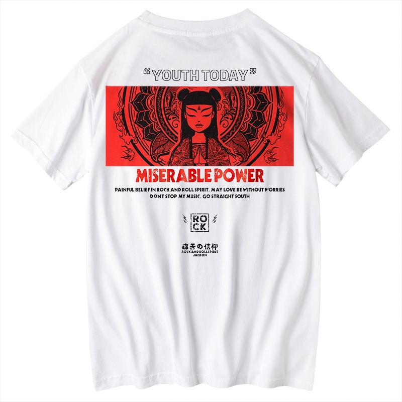 แห่งชาติเสื้อยืดผู้ชายปวดวงเสื้อยืดnezhaพิมพ์ครึ่งแขนคู่นักเรียนฤดูร้อนเสื้อผ้าเยาวชนสไตล์จีนแขนสั้น