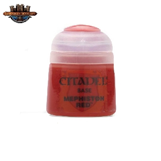 [BSFพร้อมส่ง] Citadel : BASE : MEPHISTON RED (12ML)สีอะคริลิคสำหรับทาโมเดล