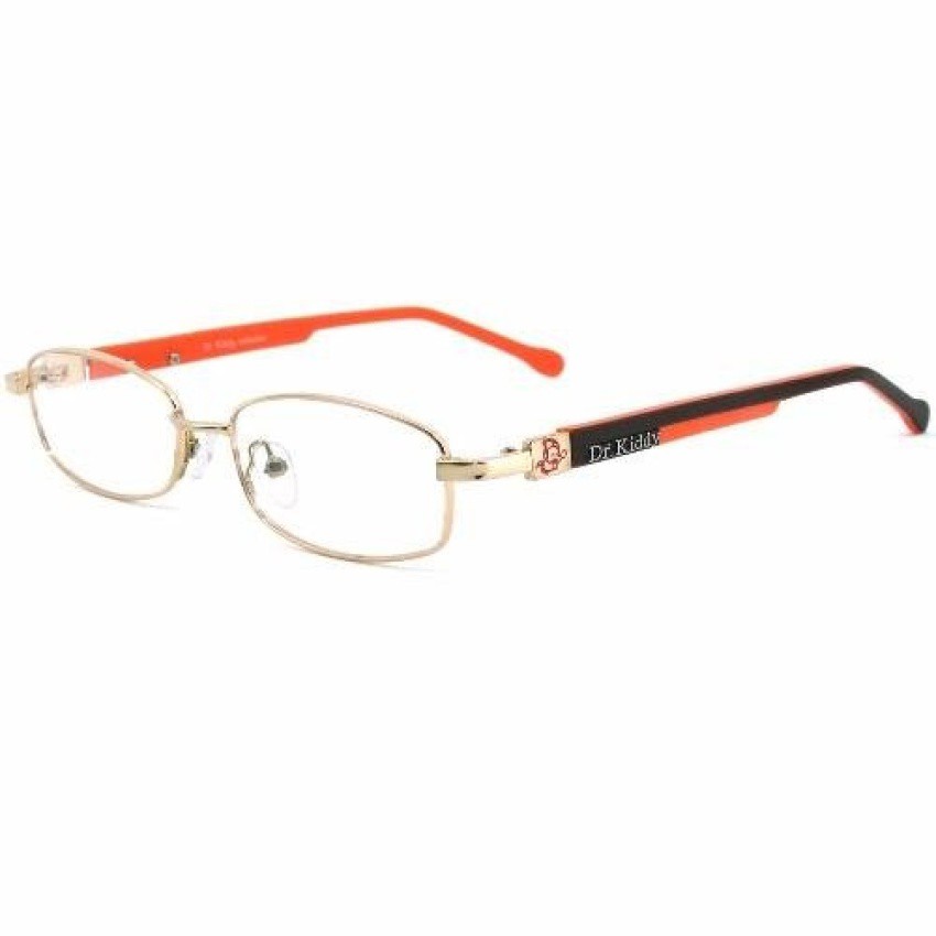 dr-kiddy-แว่นตาเด็ก-สำหรับเด็กอายุ-4-7-ปี-รุ่น-pf-014-สีทองขาส้ม-ขาสปริง