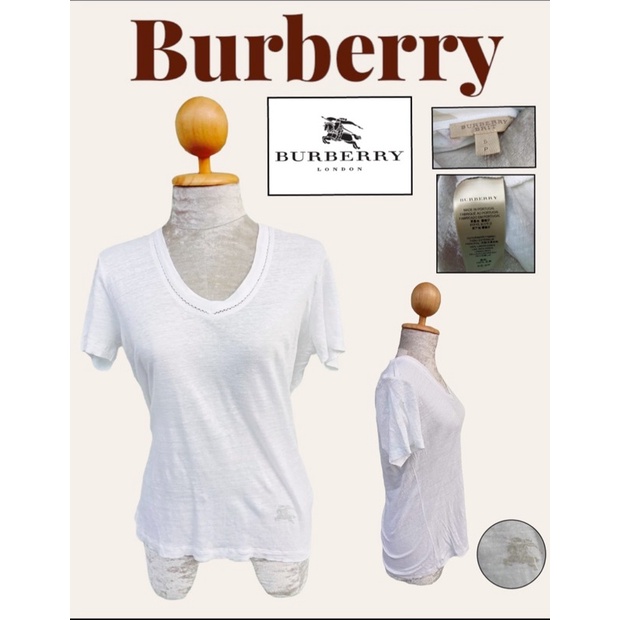 เสื้อburberry-คอวี-made-in-portugal-size-s-มือสอง