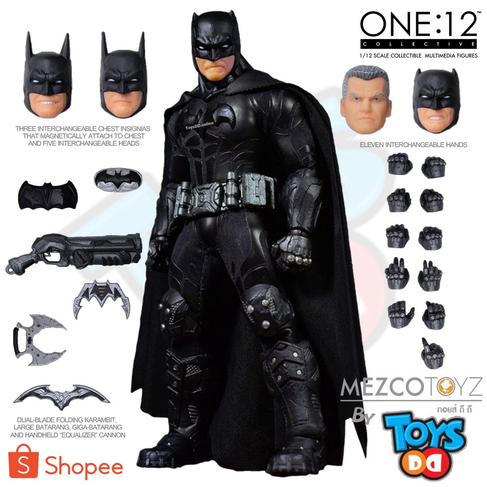 Mezco One:12 Collective Batman Supreme Knight - Shadow Edition | Shopee  Thailand