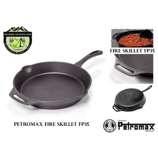 Petromax Fire Skillet fp35 with one pan handle มีระทะเหล็กหล่อขนาดใหญ่35cm