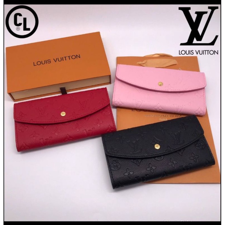 กระเป๋าสตางค์ใบยาว-สไตล์หลุยส์-louis-vuitton-หลุยส์เกรดพรีเมี่ยม-กระเป๋าสตางค์แบบพับ-พร้อมกล่องแบรนด์