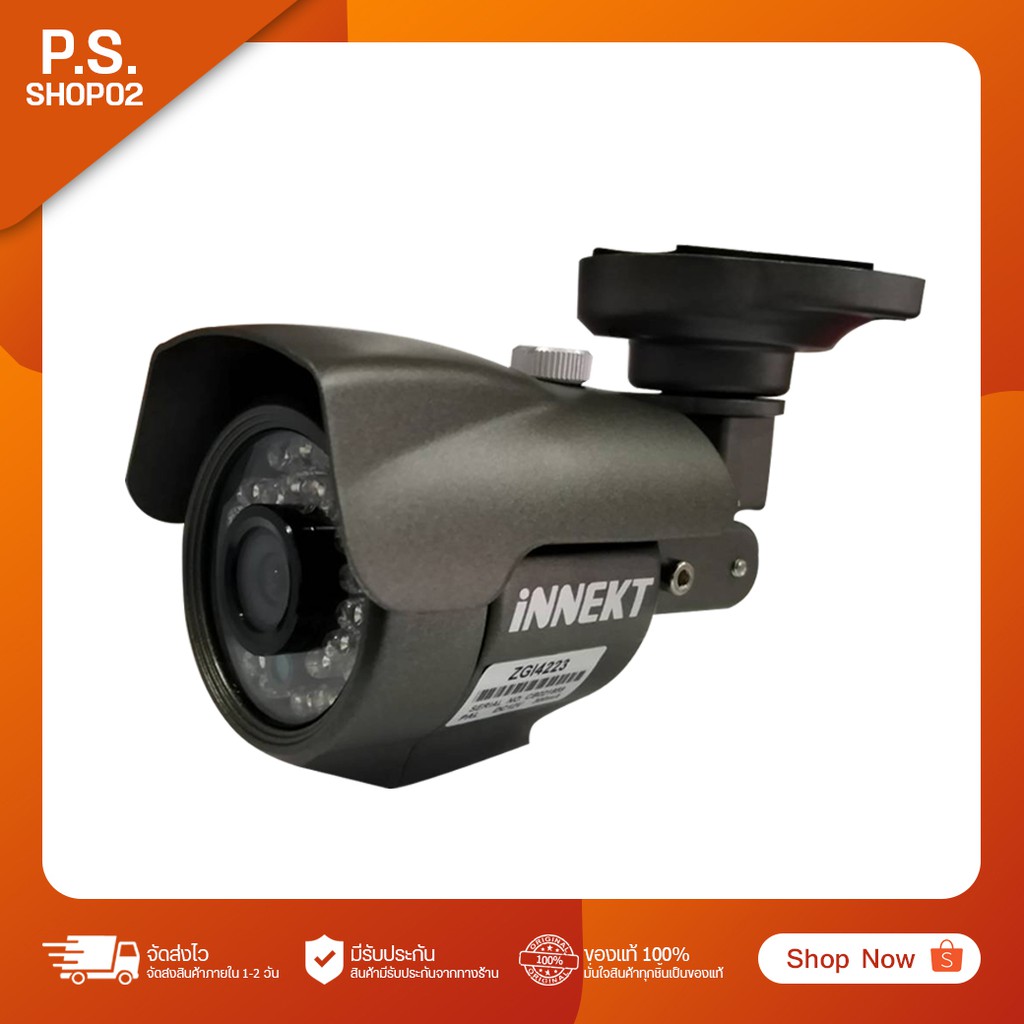 ภาพหน้าปกสินค้ากล้องวงจรปิด INNEKT รุ่น ZGI4223 ระบบ Analog จากร้าน psshop02 บน Shopee