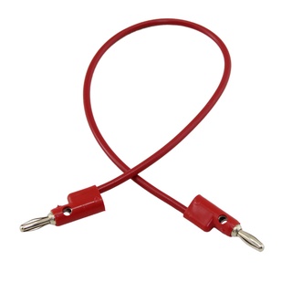 Pomona B-4-2  Test Leads 4IN W/BAN PLUG RED