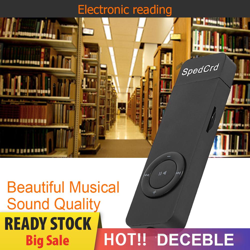 ภาพหน้าปกสินค้าเครื่องเล่น MP3 รองรับการ์ด TF 16GB จากร้าน deceble.th บน Shopee