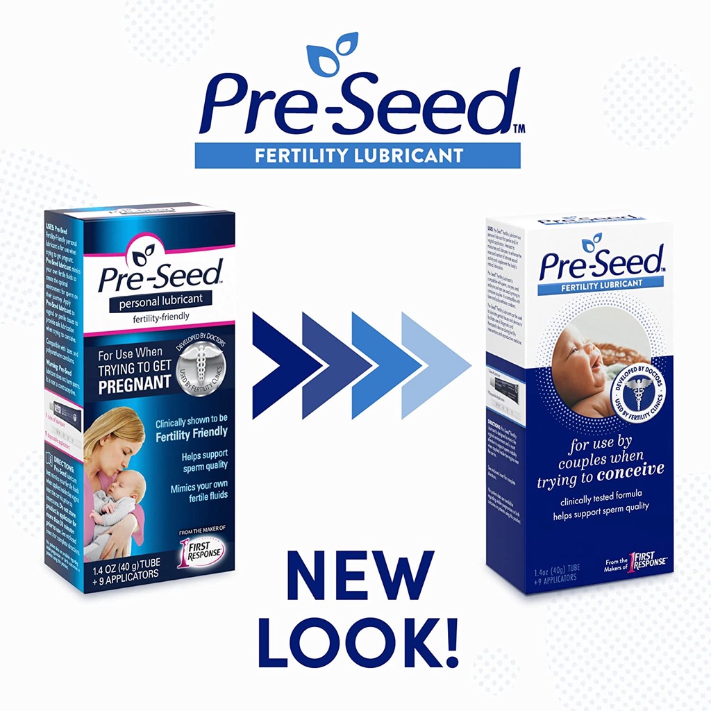 ภาพหน้าปกสินค้าPre-Seed USA/1st response AUS เจลหล่อลื่นเพื่อการมีบุตร Preseed