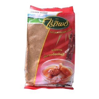 น้ำตาลทรายแดงละเอียด (น้ำตาลอ้อย) ตราไร่ทิพย์ 500 กรัม