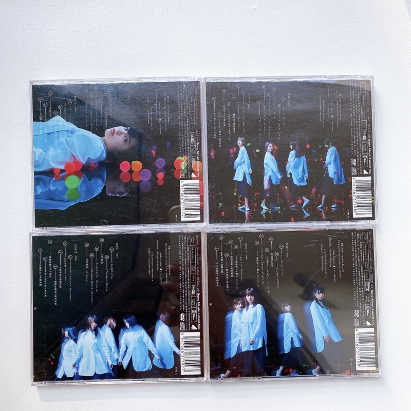 keyakizaka46-cd-dvd-single-ambivalent-type-a-d-แผ่นแกะแล้ว