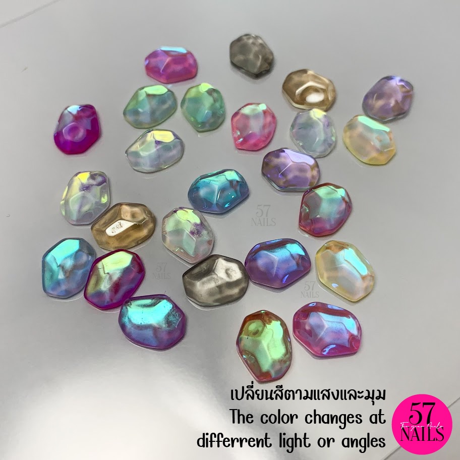 คริสตัลออโรร่า-อะไหล่แต่งเล็บ-diy-aurora-crystal-stone