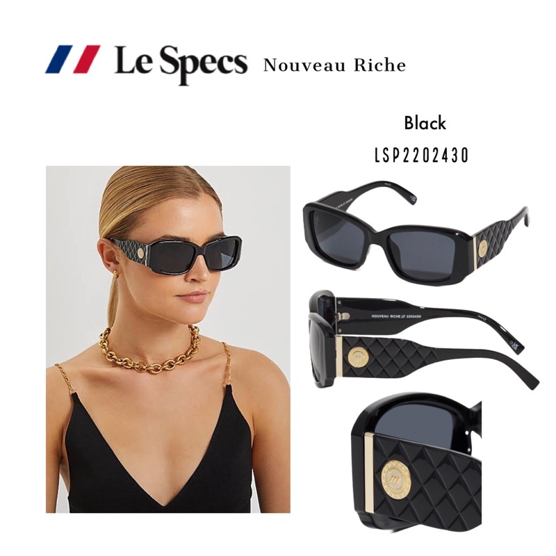🎈พร้อมส่ง🎈Le Specs Nouveau Riche / Black | Shopee Thailand