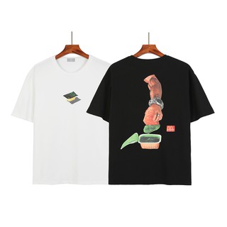 Branded MCDONALDS Travis Scott Co - Randed Sesame Street เสื้อยืดลําลองสําหรับผู้ชายผู้หญิงแขนสั้นคอกลมพิมพ์ลาย