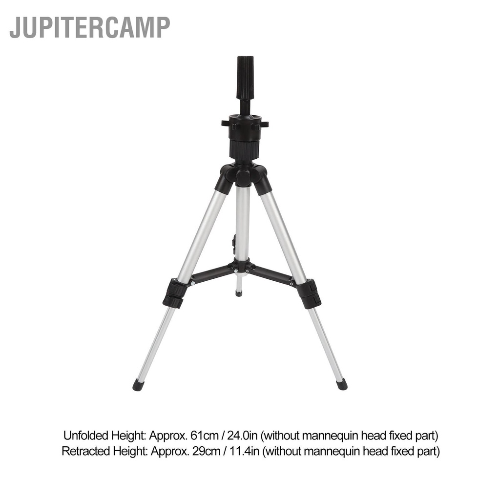 jupitercamp-หุ่นหัวนางแบบ-อะลูมิเนียมอัลลอย-ปรับได้-สําหรับฝึกทําผม-วิทยาศาสตร์