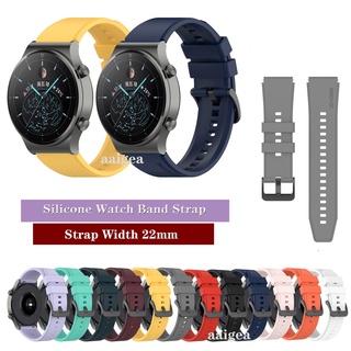 สายกีฬาซิลิโคน 22 มม. สำหรับนาฬิกา Huawei GT4 46mm GT3 SE GT2 46 มม. Pro GT 2e Watch Buds เปลี่ยนสายรัดข้อมือ