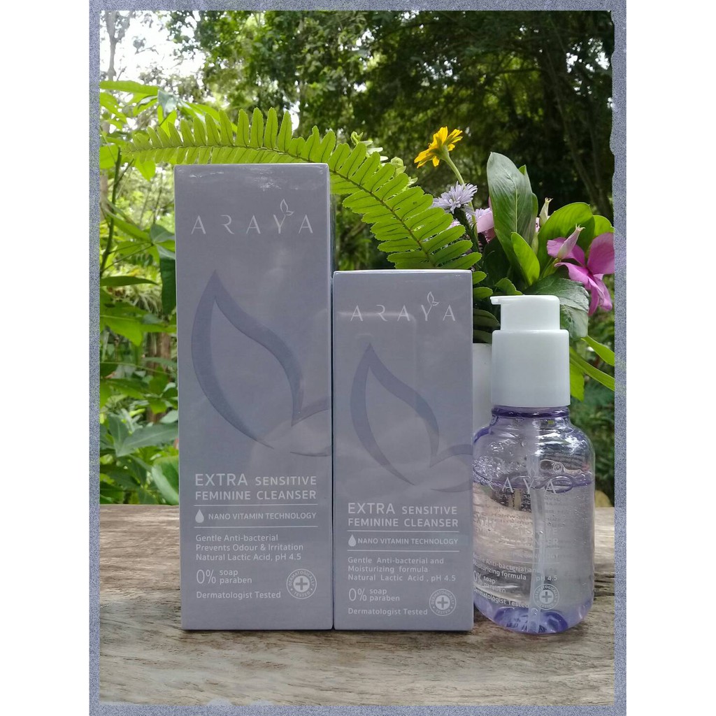 Araya Cleanser (อารยา) ผลิตภัณฑ์สำหรับจุดซ่อนเร้น Exp. 03/2025 | Shopee ...