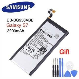SAMSUNG แบตเตอรี่ สำหรับ Samsung Galaxy S7 G930 G930F G930FD G930W8 EB-BG930ABE 3000mAh เปลี่ยนแบตเตอรี่โทรศัพท์มือถือ