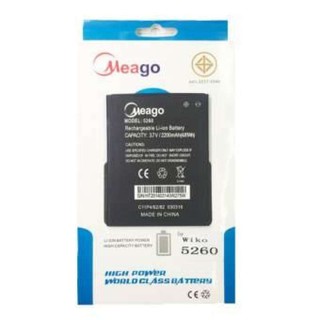 Meago battery แบตเตอรี่ Wiko Pulp Fab 4g/ 5260  ความจุ 2200mAh   **ของแท้  สินค้า มอก. มีประกัน**