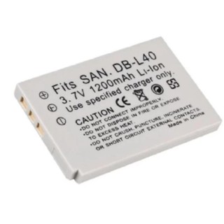 แบตเตอร์รี่กล้อง SANYO Digital Camera Battery รหัสแบต DB-L40