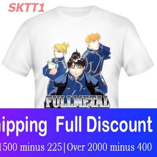 SKTT1 เสื้อยืดผู้ชายและผู้หญิง New เสื้อยืด Alchemist Fullmetal เสื้อยืด 24-FW24 Discount Popular T-shirts