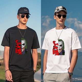 Mashoo [พร้อมส่ง] เสื้อยืด พิมพ์ลายกราฟฟิค Joker Jack สไตล์วินเทจ โอเวอร์ไซซ์ สําหรับผู้ชาย และผู้หญิง