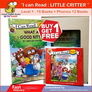 *มีเก็บเงินปลายทาง* 🍎 LITTLE CRITTER 🍎 จาก I Can Read ระดับ My First Reading 15 Books 1 CD  แถมฟรี ชุดโฟนิกส์อีก12เล่ม